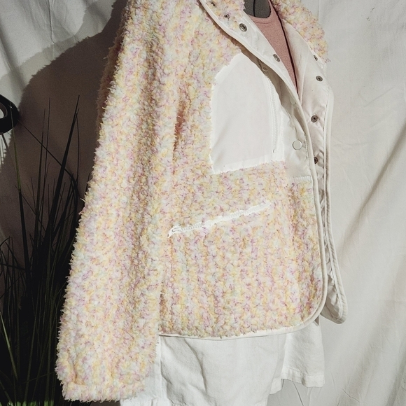 NWOT Altar'd StateWhite Confetti Wubby Jacket Size: S - Picture 7 of 15